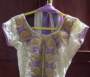 A-line Kurta &amp; Dupatta Set