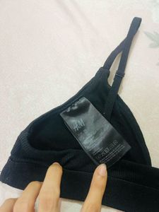 H&amp;M Black Bra Set