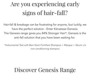 Kerastase Genesis Anti HairFall Fortifying Shampoo