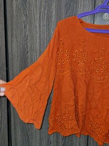 Rust Orange Colour 🍊 Top