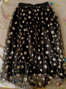 Floral Daisy Tulle Skirt