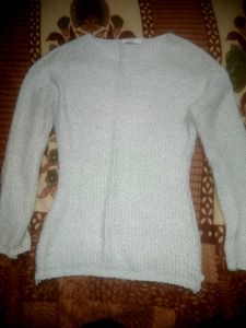White Knit Sweater