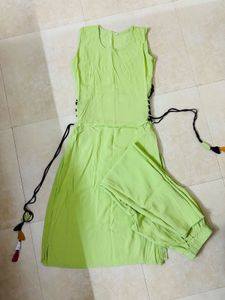 Green Kurta Set