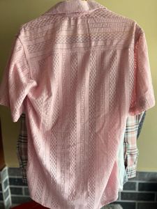 Pink Patterned Shirt