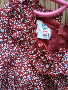 Cute Floral Girl&#39;s Dress