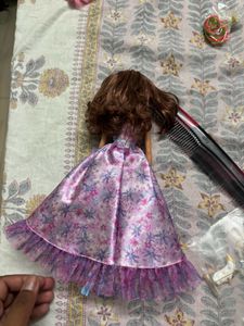 Vintage Floral Barbie Dress