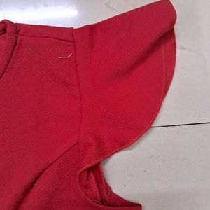 Red Fit &amp; Flare Dress