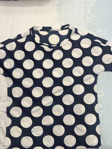 Van Heusen Brand Navy Blue Colour Top