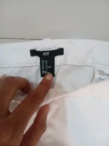 H&amp;M White Trousers