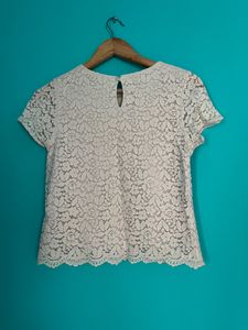 Cream Clr Crop Top