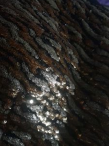 Black Sequence Blause