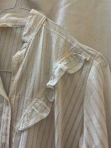 Striped Ruffle Blouse
