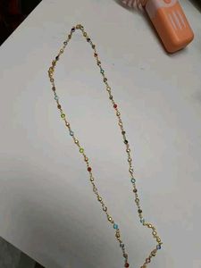 Y2k Multicolored Crystal Necklace