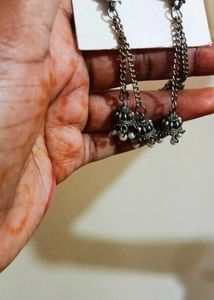 Two Oxidised Earrings