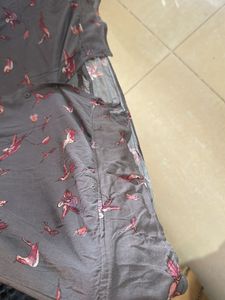 Super Light Cut Sleeves A Line Shirt Dress