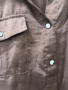 Brown Long Sleeve Shirt