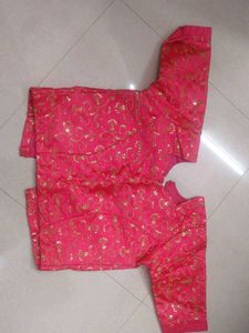 Pink Embellished Blouse