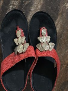 Red & Gold Flats