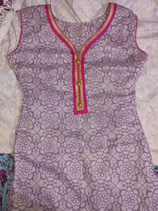 Two-Piece Lavender Kurti Patiala Set 💜🪻