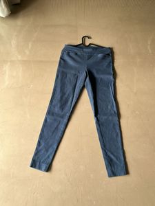 Blue Pull-On Pants