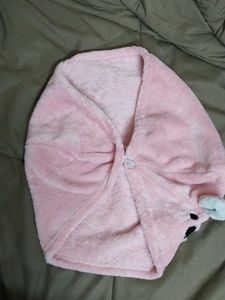 Pink Bear Hair Towel ( Free delivery)