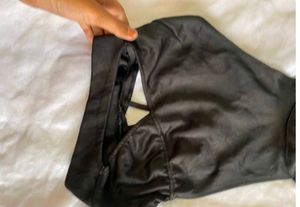 Black Halter Neck Top