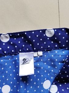 Blue And White Dot Jacket