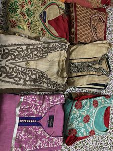 Set of 8 Indian Salwar Kameez