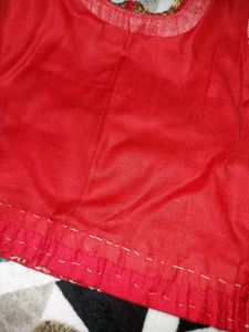 Red Girls Kurti/choli/top