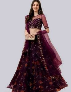 Unstitched Lhenga Choli
