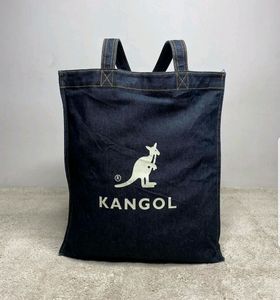 Big Kangol Denim Tote Bag