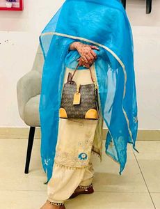 Elegant Embroidered Kurta With Salwar