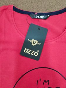 Dzzo Casual Wear Night Suit For Women(Red,Blue)
