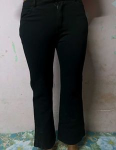 Black Flared Pants