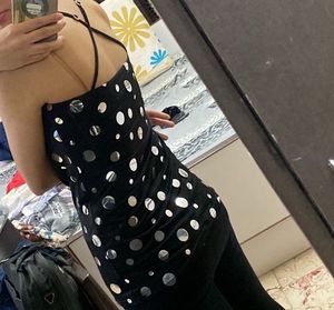 Polka Dot Top with Owl Neck