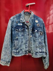 Distressed Denim Jacket