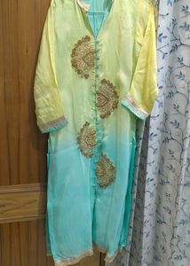 Hand Work Suit Front Open