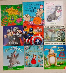 Combo of 9 big size colourful picture illustrated