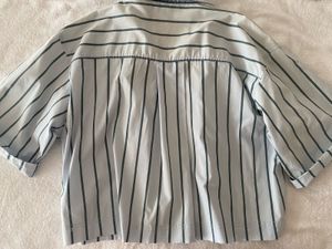ZARA Oversize Cropped Shirt