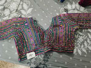 Mirror Work Embroidered Blouse