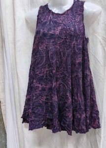 342011. Purple Sleeveless Dress