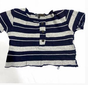 Striped cropped' Top