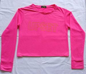 Pink long-sleeve tshirt