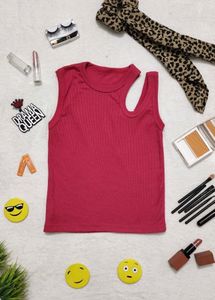 Shouler Cut Fitted Top
