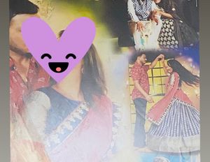 Blue Silk Lehenga Skirt