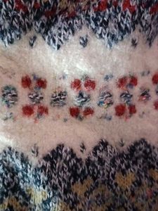 Patterned Knit Sweater