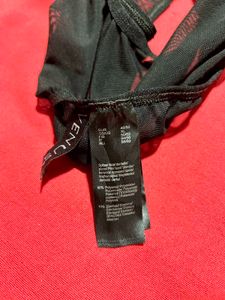 Red &amp; Black Lace Teddy Bodysuit XL