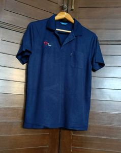F&S Men Navy Blue Polo Tshirt