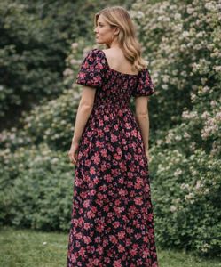 Floral Print Maxi Dress