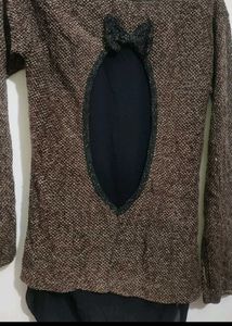 Brown Winter Top For Girl Or Woman 32 Bust